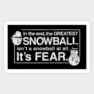 The Greatest Snowball - Dwight Schrute Sticker